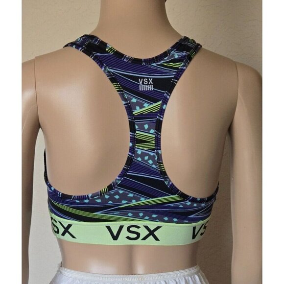 Victoria’s Secret VSX Racerback Sports Bra multicolor Size M - Picture 3 of 7
